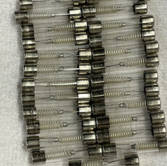 Lot of 5 Littelfuse Slo-Blo 2 Amp 250VA 3AG Glass Body Fuses NOS Guitar Amp