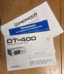 Vintage 70&rsquo;s 80&rsquo;s Pioneer Digital Audio Timer DT-400 Works PERFECT
