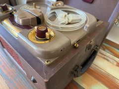 Vintage Revere Tape Recorder Reel to Reel Tape Player Model T-100 (See video)