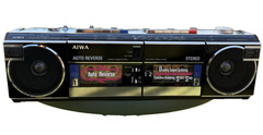 Aiwa CS-W660 Rare Vintage Cassette Deck Boombox Japan Serviced Warranty