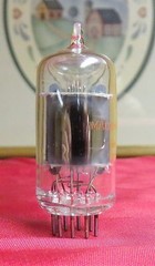 Vintage RCA 12AU7A PLATINUM PLUS GRADE Clear Top Preamp Tube = (6189 5814 7316)