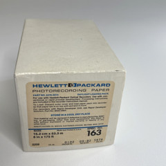 Vintage Hewlett Packard HP Photorecording Paper EMPTY BOX ONLY 1970s or 1980s