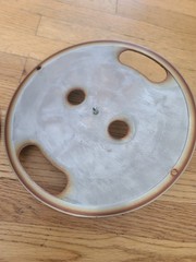 Vintage Pioneer PL-115D Turntable Platter with Rubber