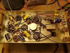 Heathkit W3-AM Dual-Chassis 20-Watt Amplifier for parts or repair