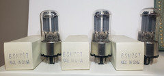 3 x Excellent Shuguang 6SN7GT 6N8P 6H8C metal base mil-spec tubes Amplitrex Test