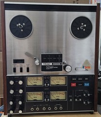 Teac 3340S Reel to Reel Tape Deck/T2W/2 Speed 7 1/2 & 15 IPS/Serviced.