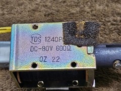 Akai GX-625 GX625 Reel To Reel Player Recorder Parts Solenoid Plunger Switch TDS