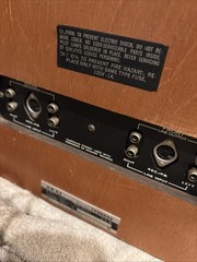 Akai 1730D-SS Quad Reel to Reel w/ Wood Case – Powers On – Spins Needs Service