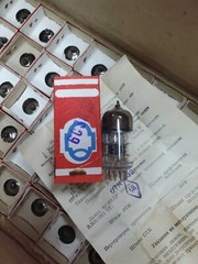 6S3P-DR High Grade Audio Triode GOLD Grid ~ 6S4P-DR EC86 WE417A SAME DATE