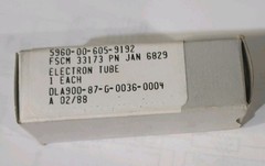 True NOS JAN 6829 Vintage General Electric Vacuum Tube/Valve NOS NIB USA