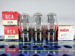 Lot of 3 RCA 6Y6G Tested Tube