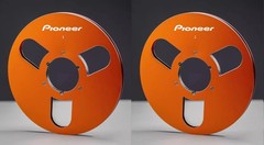 One Pair 10.5 » blue Pioneer Tape reel High Quality Aluminum Take Up Reel
