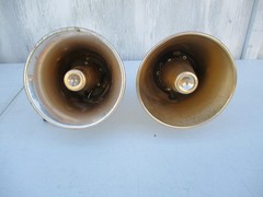 2 Trumpet Horn Speakers, Royce Model #2-060 & TAM Reflex #5177, 8 Ohm Vintage