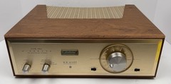 H.H. Scott 350 Stereomaster Tube Tuner FM Multiplex w/ Wood Cabinet PARTS/REPAIR