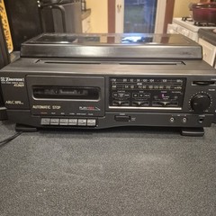 Vintage Emerson AS2609 Black AM/FM Cassette Player & Recorder With Speakers
