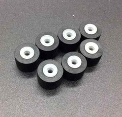 6Pcs 11mm×8×2 JVC Pinch Roller Deck Audio Belt Pulley for Vintage Stereo Audio