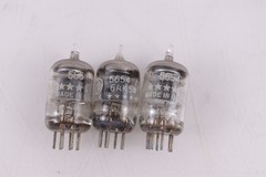 Lot of 3 GE 5654 / 6AK5 Vacuum Tubes