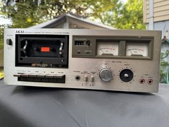 Akai CS-703D Stereo Cassette Deck – Vintage 1970s – Powers On, Does Not Play