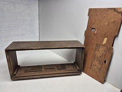 Vintage 1964 General Electric T1020a Walnut Solid State Radio Shell
