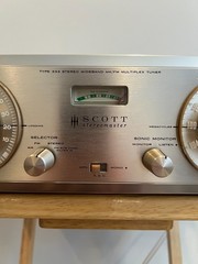 H.H. Scott 333 Wideband AM/FM Stereomaster Tube Tuner – Rare VINTAGE