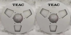 One Pair 10.5 » silvery TEAC Tape reel High Quality Aluminum Take Up Reel