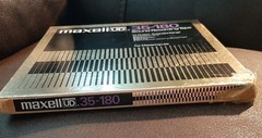 Vintage Maxell Ultra-Dynamic 35-180 10.5&Prime; Reel Metal NAB 1/4 » 192min 3600 Tape