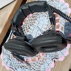 Labtec LT20 Vintage Stereo Headphones – Over Ear Professional TESTED Works
