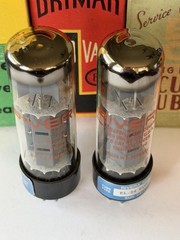 RFT/SIEMENS (GERMANY) EL-34/6CA7 TUBES PAIR PERFECT CURRENT & GM MATCH (RIVERA)