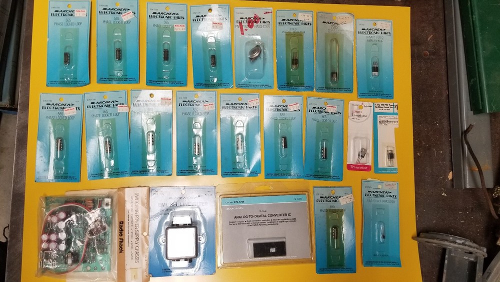 Radio Shack NOS Archer Electronics Vintage Electronic Parts Large Lot