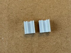 10 New TO-92 Heat Sinks for Transistors Aluminum 10mm x 8.3mm x 6.75mm (Qty)