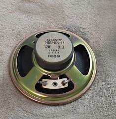 Sony 1-502-822-11 Speaker 1.2W 8Ω Model 1-502-822-11 ICF-7750U TFM-7720