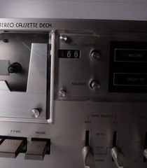 Vintage Project/One FLD-4050 Stereo Cassette Deck Silver Face Tested Works Japan
