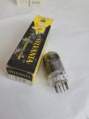 Lot of 10 SYLVANIA Electronic Tubes w Boxes 6HF8, 6AU6A, 5X8, 10KA8, 6LF8 etc