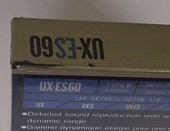Vintage Sealed Sony UX-ES 60 Cassette Tape type ii