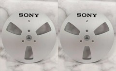 One Pair 7 » SONY Tape Reel silvery Aluminum for Reel to Reel Empty Take up Reel