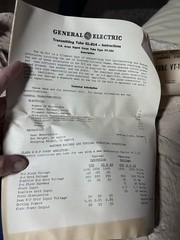 GE VT-154 814 Tube WWII US Army Signal Corps Box Tested filament tested ✅