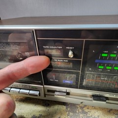 Vintage Soundesign 0480(B) Stereo Cassette Deck Player/Recorder Woodgrain Metal