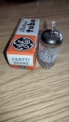 NOS GE General Electric 12AT7 Vacuum Tube Ham/Amateur Radio