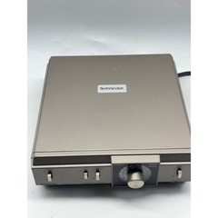 Technicolor Model 5112 Color TV Tuner Vintage Made in Japan Champagne Bronze