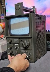 Vintage Panasonic Ranger 505 Analog TV Portable Military Style Working