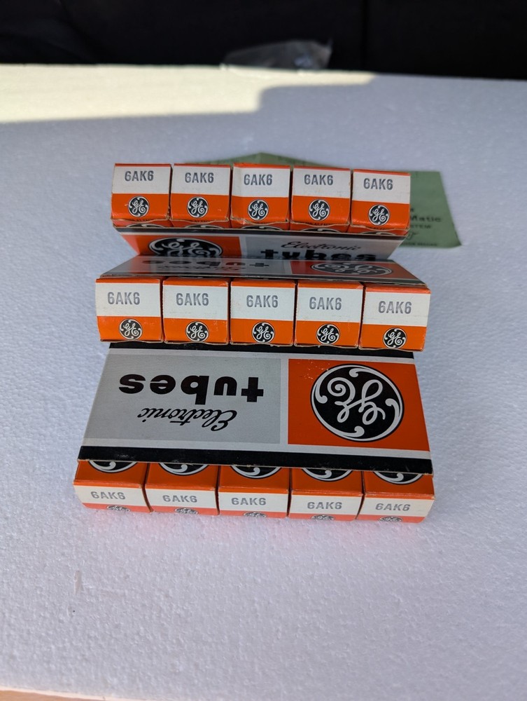 GE 6AK6 NOS Tubes Lot Of 15