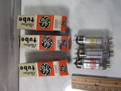 3 Pcs. 6BN6 Electron Vacuum Tubes Zenith / G.E./ RCA tested