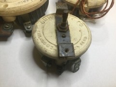 Four Vintage Ohmite Wire Wound Pots.