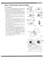 Pioneer RT-1020H RT-1020L Reel to Reel Tape Deck OWNER&rsquo;S MANUAL & SERVICE MANUAL