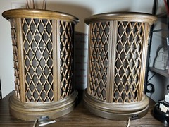 VTG PIONEER CS-06 OMNI DIRECTIONAL END TABLE SPEAKERS JAPAN -READ ABOUT SHIPPING