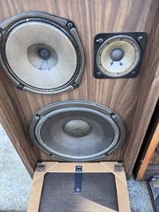 PIONEER CS-66G SPEAKERS 8 Ohms and 40 W Rare Vintage Speakers
