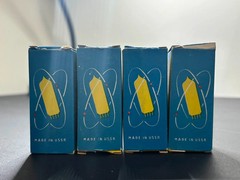 Lot of 4 Sovtek EF86/6267 Vintage Vacuum Tubes Tested w/ Original Boxes