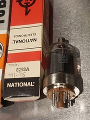 Two New 9298A/ 6146B GE National Electronic Tubes NOS- UNTESTED-AS-IS