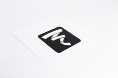 Focal logo badge Sticker Decal DIY waterproof 48.5mm(1.9&Prime;)X51.5mm(2.02&Prime;)