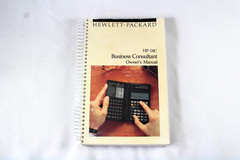 Vintage HP 18C Owner&rsquo;s Handbook User Manual Hewlett Packard Calculator